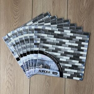 Aurora Metropolis Peel and Stick Mosaic Tiles